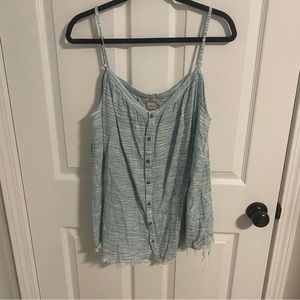 Bob Timberlake women’s blue tank top. size XXL